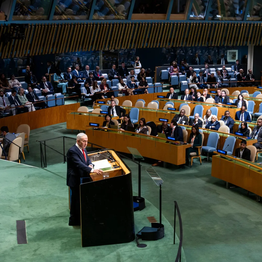 Netanyahu Lashes Out at Foes in U.N. Speech, Including Mamdani