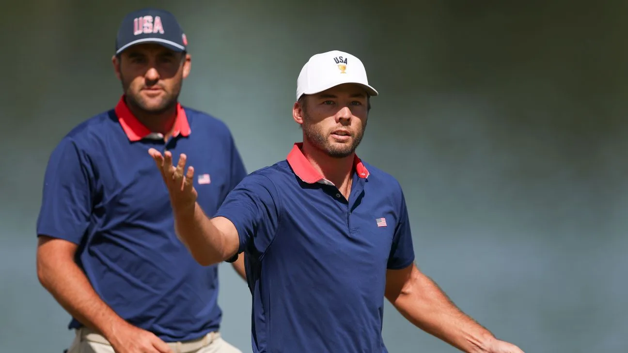 Americans make small dent in International lead at Presidents Cup