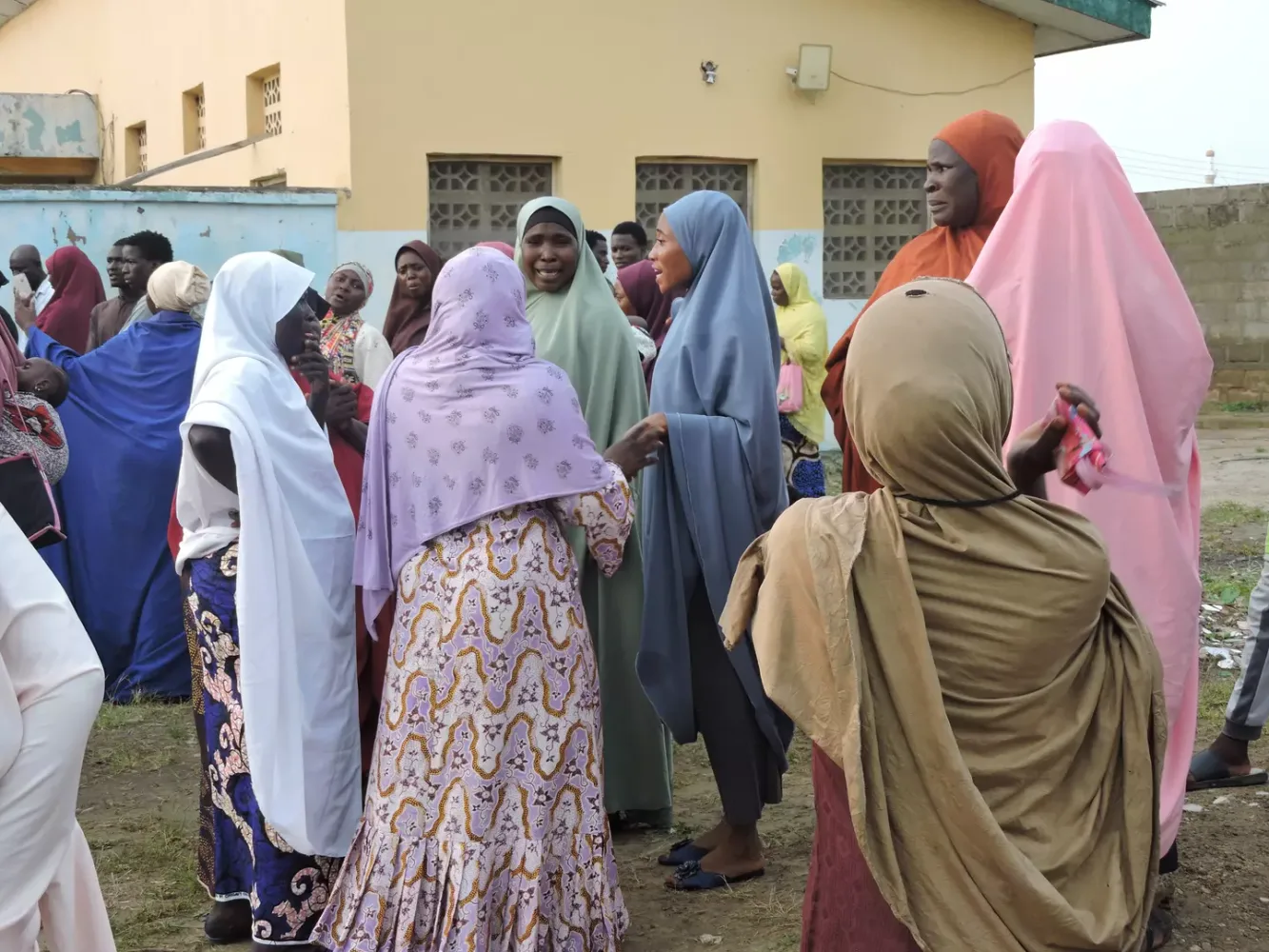 Nigerian police use tear gas during protests over the deaths in custody of 37 miners