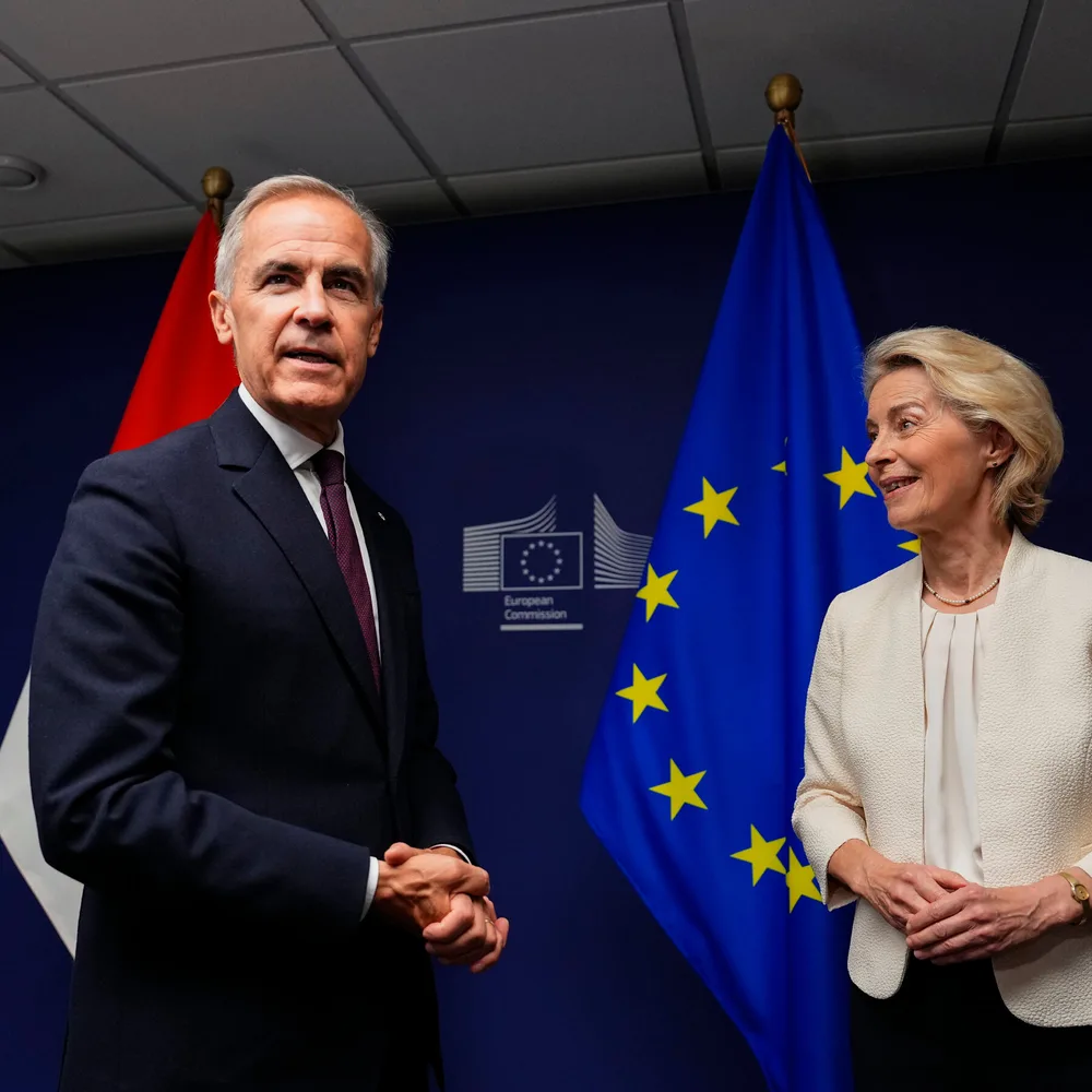 Carney Calls for E.U.-Canada Pact Amid ‘Ferocious Storm’