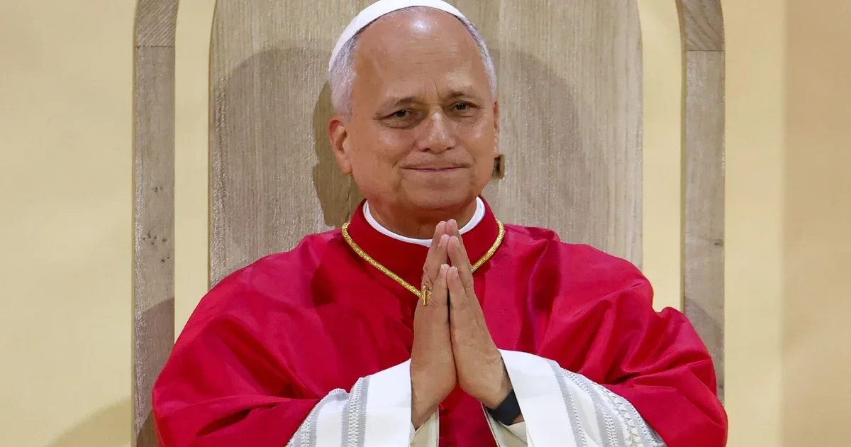 Pope Leo visits France, Notre-Dame Cathedral