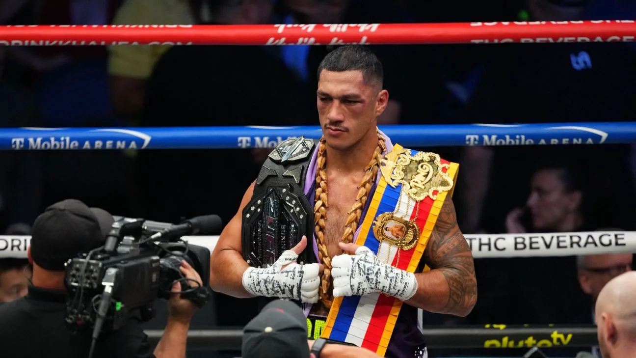Men's pound-for-pound rankings: Where does Opetaia land after another KO win?