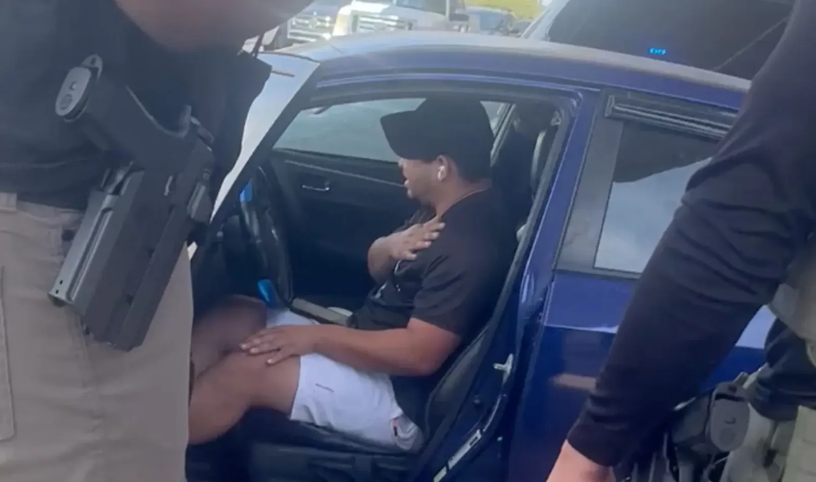 Man shot by ICE agent is in detention with bullet in his back