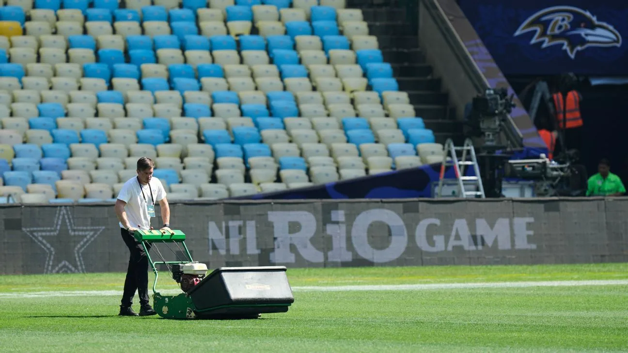 Rio field gets final touches, 'no need to worry' NFL says
