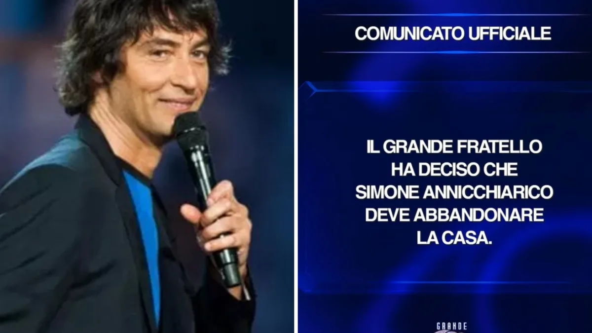 "Grande Fratello Vip", Simone Annichiarico espulso per una bestemmia (ma stasera sarà in studio per spiegare l'accaduto)