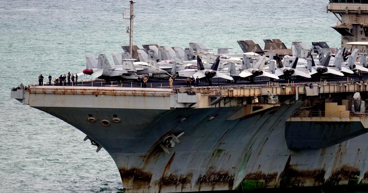 Navy reports 8 suicide attempts on carrier group that faced monthslong deployment