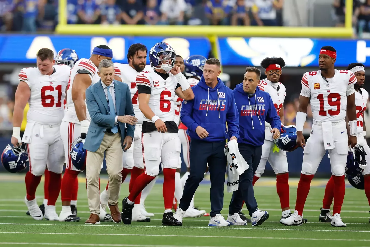 Jaxson Dart injury update: What initial tests reveal about Giants QB's knee status