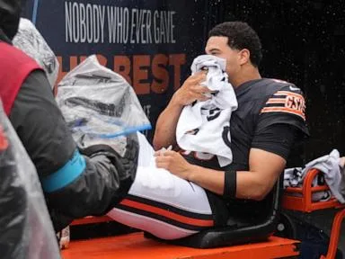 Bears QB Caleb Williams is 'week to week' with hamstring injury, coach Ben Johnson says